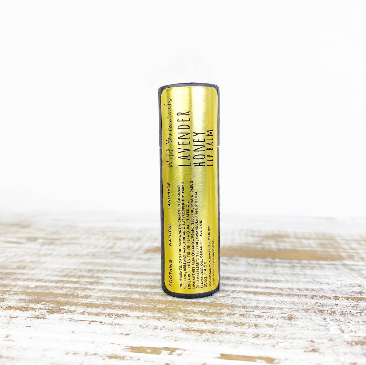 Wild Botanicals - Lavender Honey Lip Balm - eco friendly container