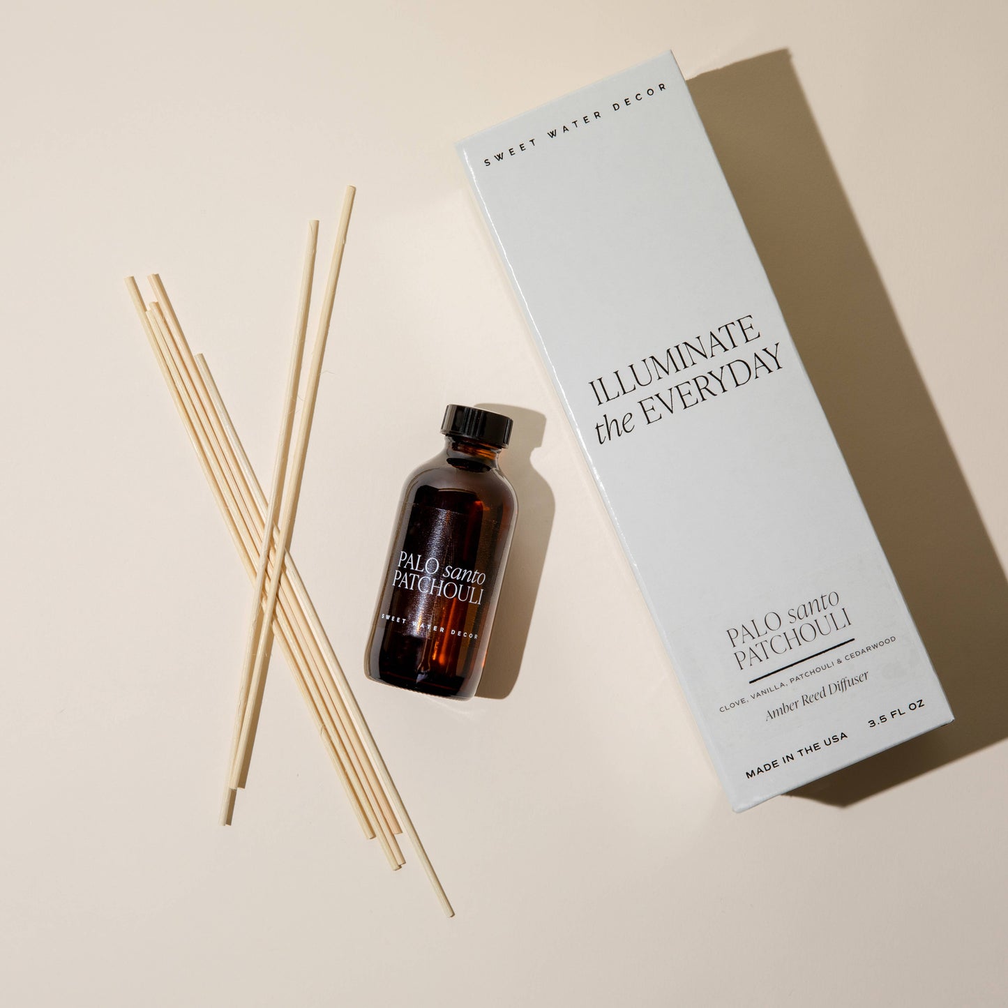 Palo Santo Patchouli Amber Reed Diffuser - Gifts & Decor