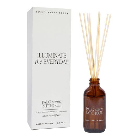 Palo Santo Patchouli Amber Reed Diffuser - Gifts & Decor
